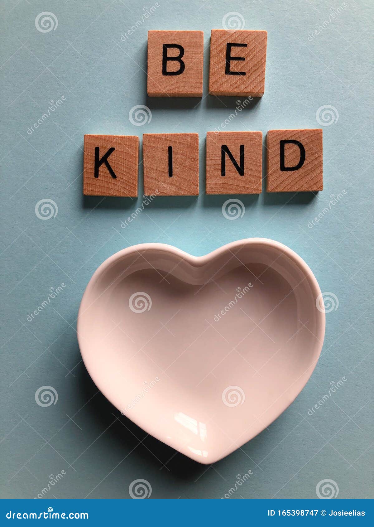 be kind and a ceramic heart d dish