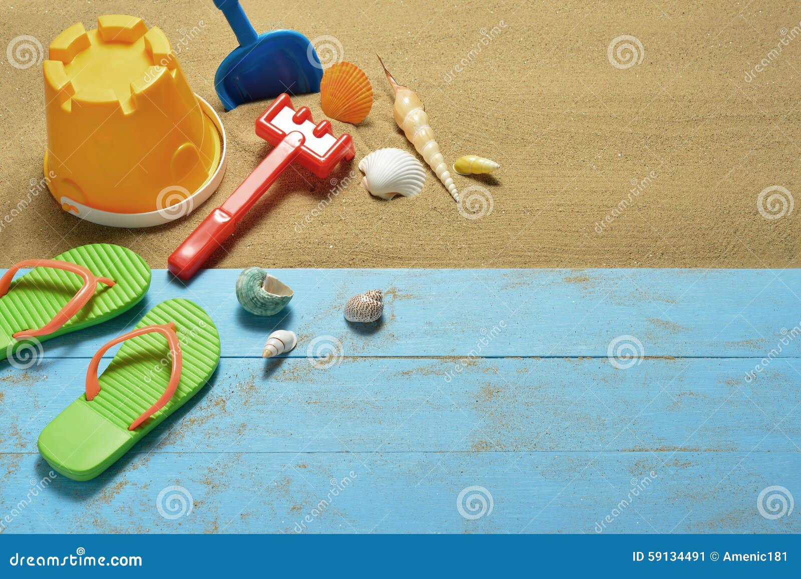 Beach accessories stock image. Image of relax, tourism - 59134491
