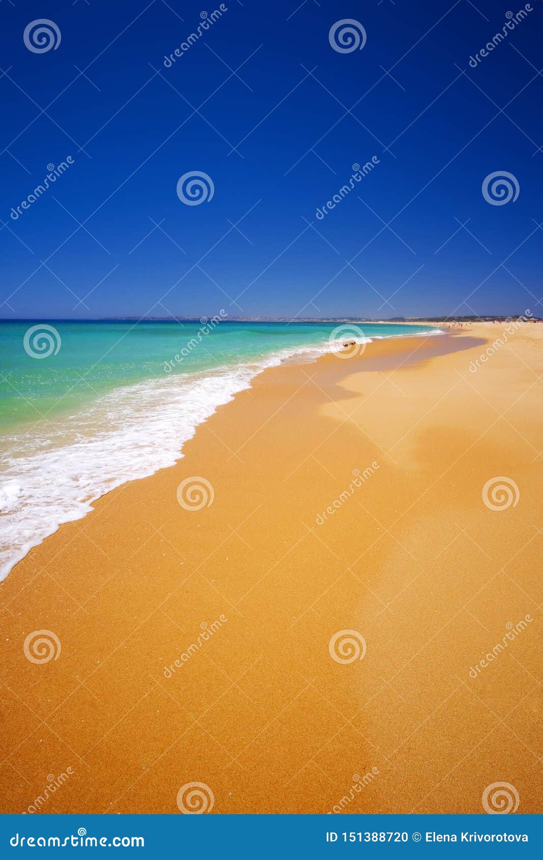 beach alvor poente in algarve, portugal