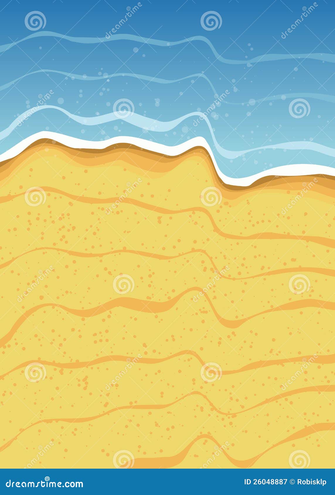 Sunny holiday beach Royalty Free Vector Image - VectorStock