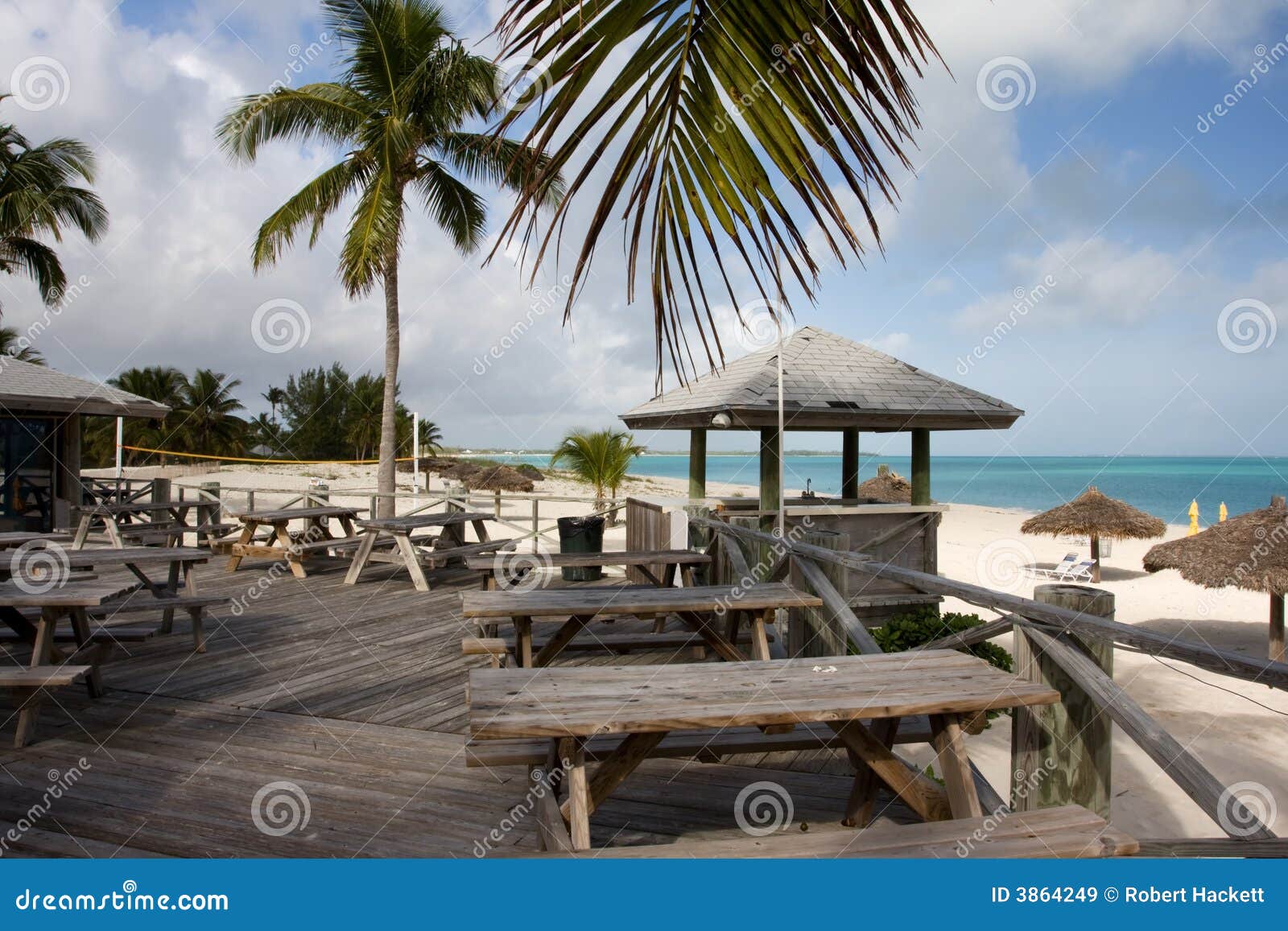 Beach bar seating stock image. Image of wooden, table 3864249
