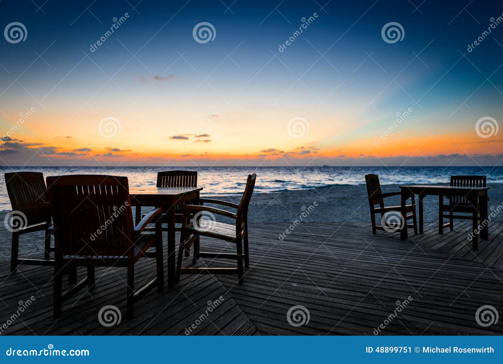 Beach Bar Sunset stock image. Image of romantic, club 48899751