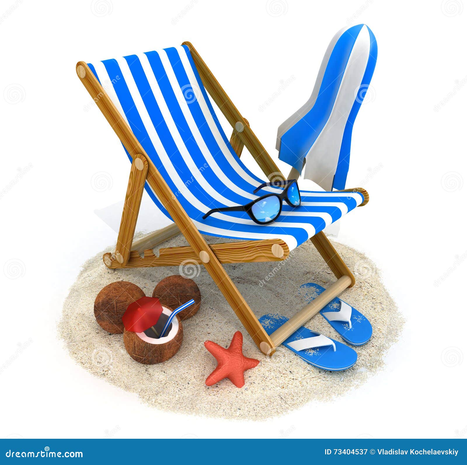 Beach bed and tent stock illustration. Illustration of shore - 73404537