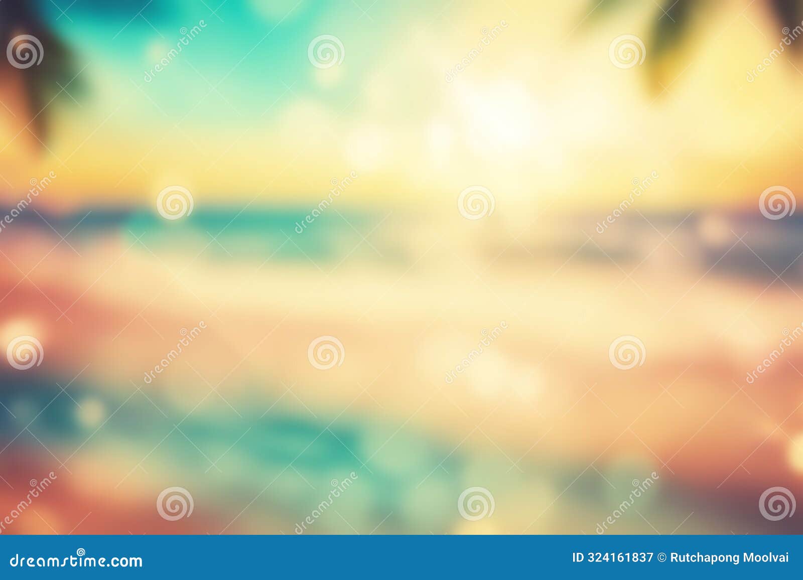 Beach Blur Background, Blurred Summer Beach with Sunset Sky and Cloud  Abstract Background Stock Illustration - Illustration of light, ocean:  324161837, image size:1600x1156