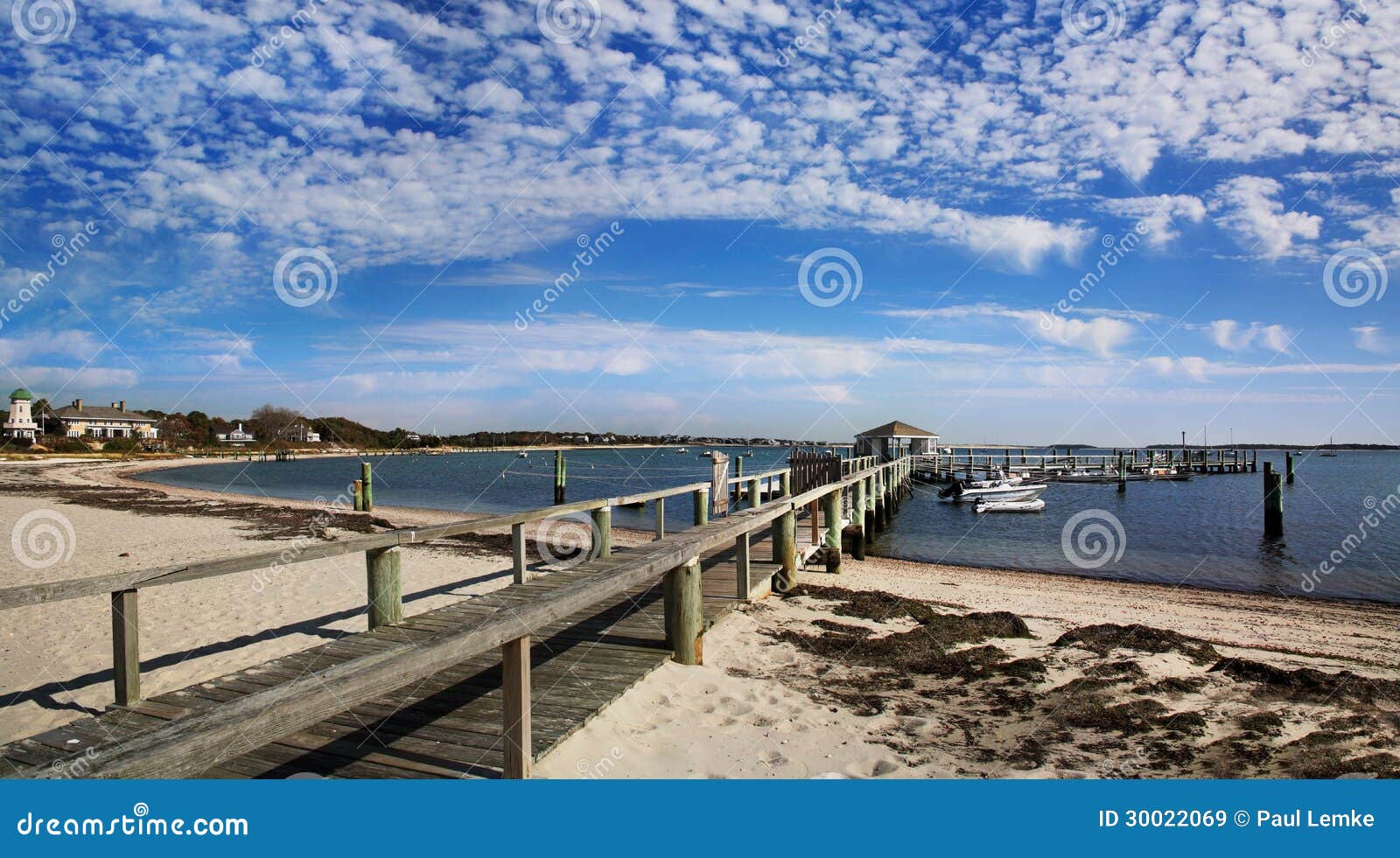 Hyannis Port Pier stock image. Image of panoramic 