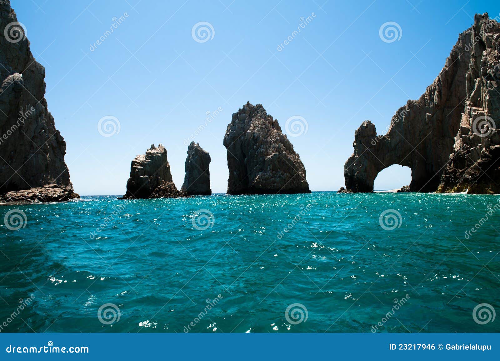 Beach in cabo san lucas stock photo. Image of ocean, mexico - 23217946