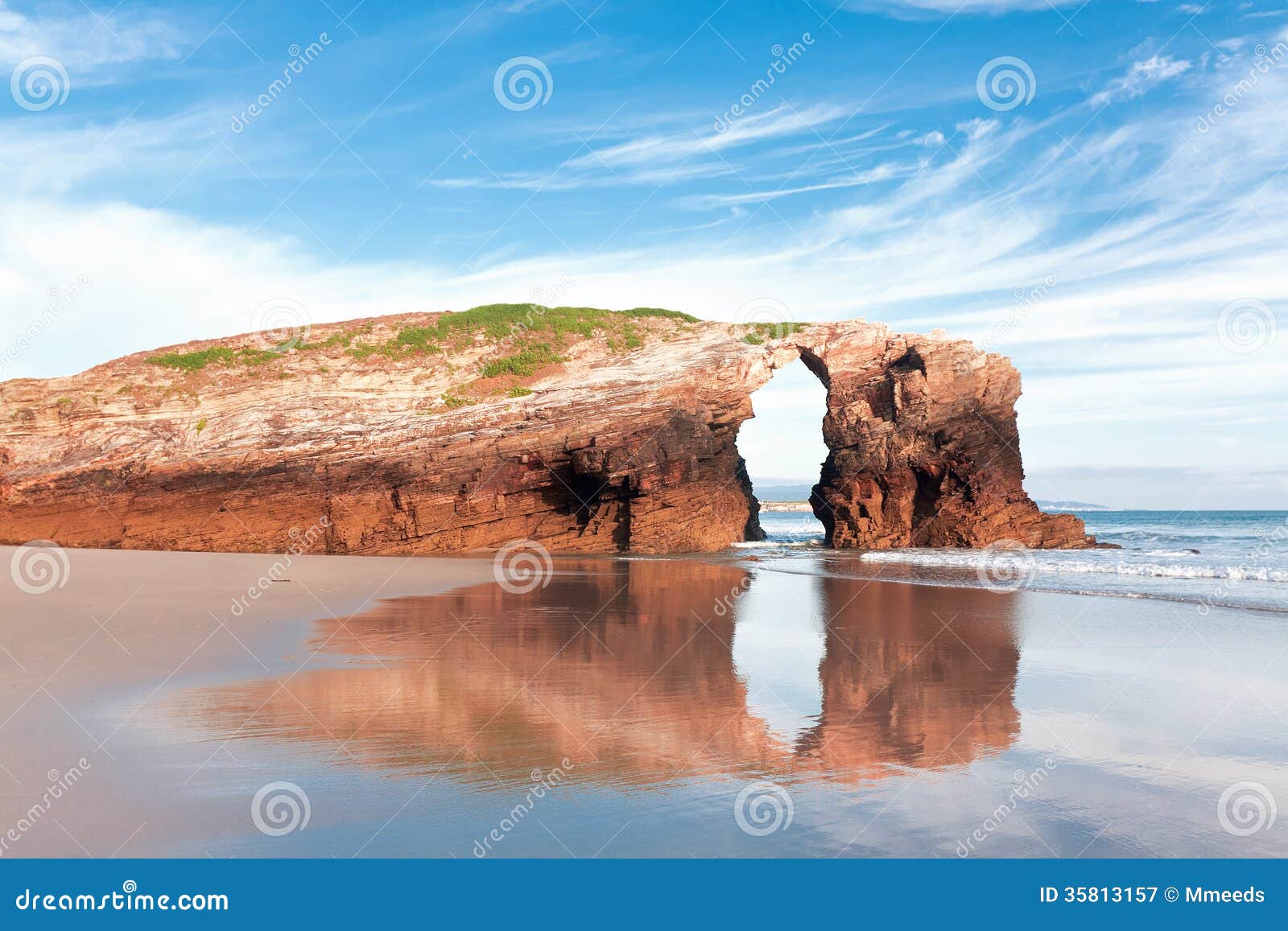 beach of cathedrals, galicia, spain