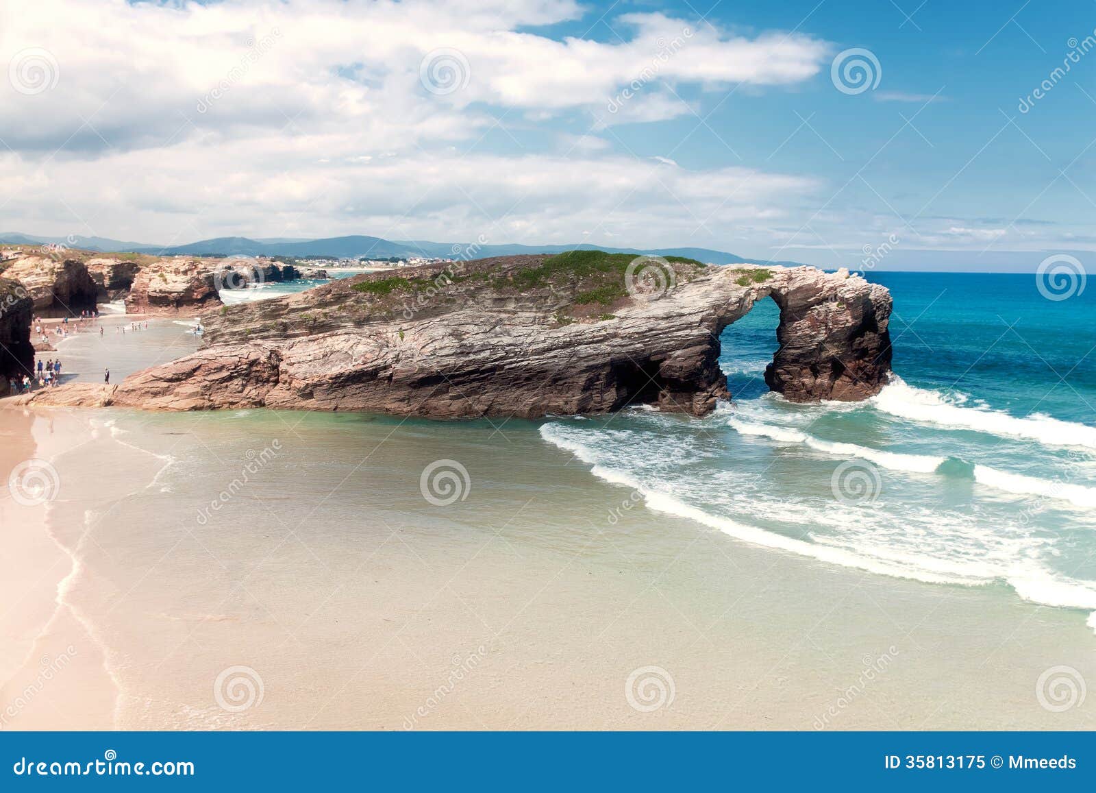 beach of cathedrals, galicia, spain