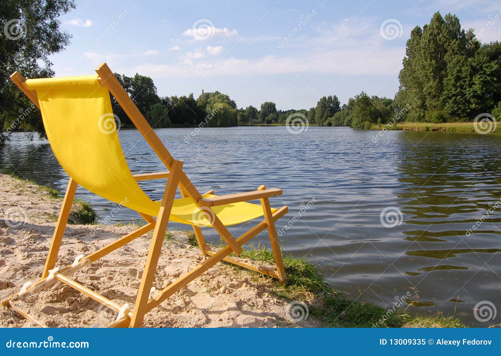 Beach chair stock image. Image of lounge, chair, weekend - 13009335