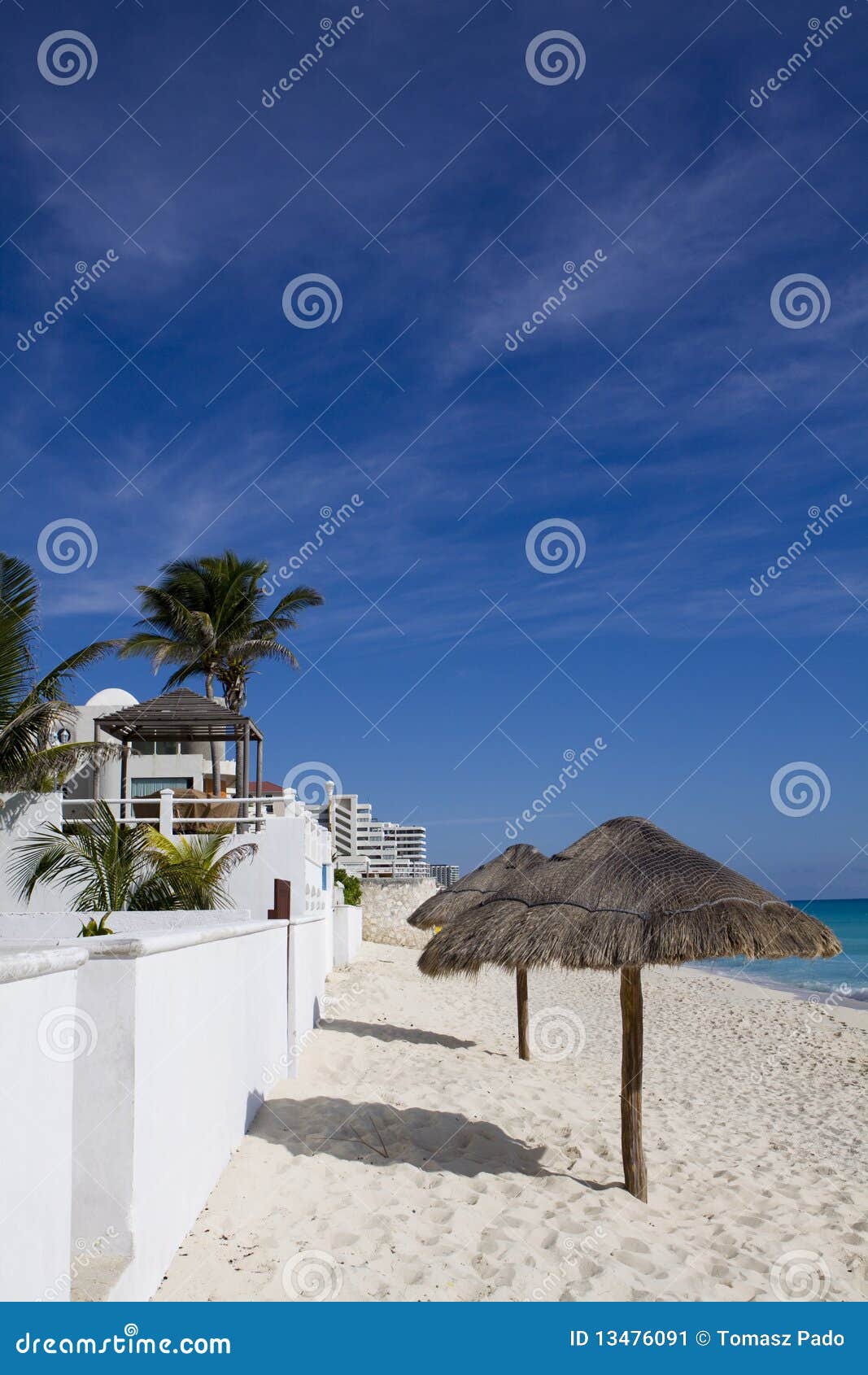 Beach Condo in Cancun stock image. Image of ocean, beach 13476091