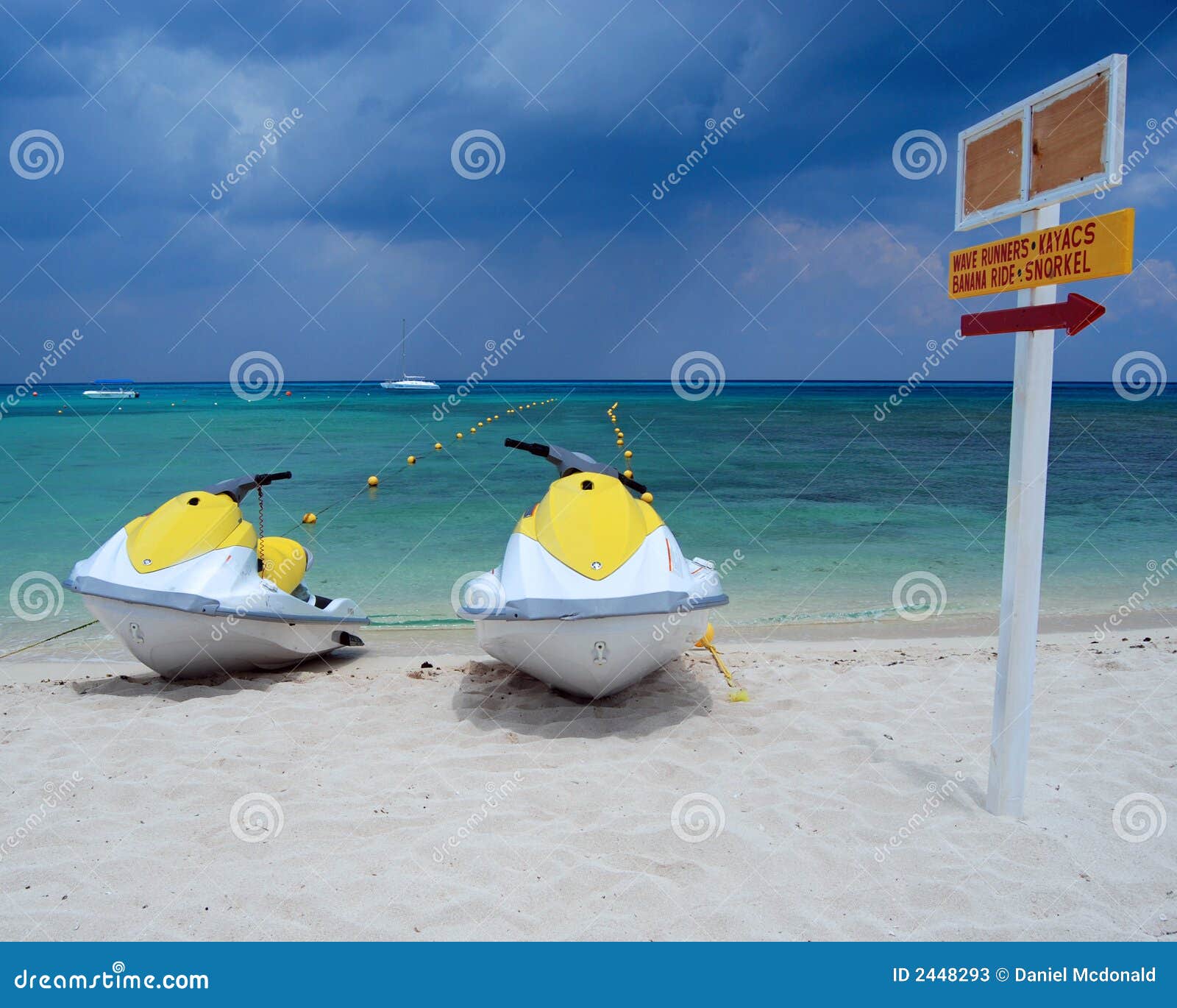 on the beach in cozumel