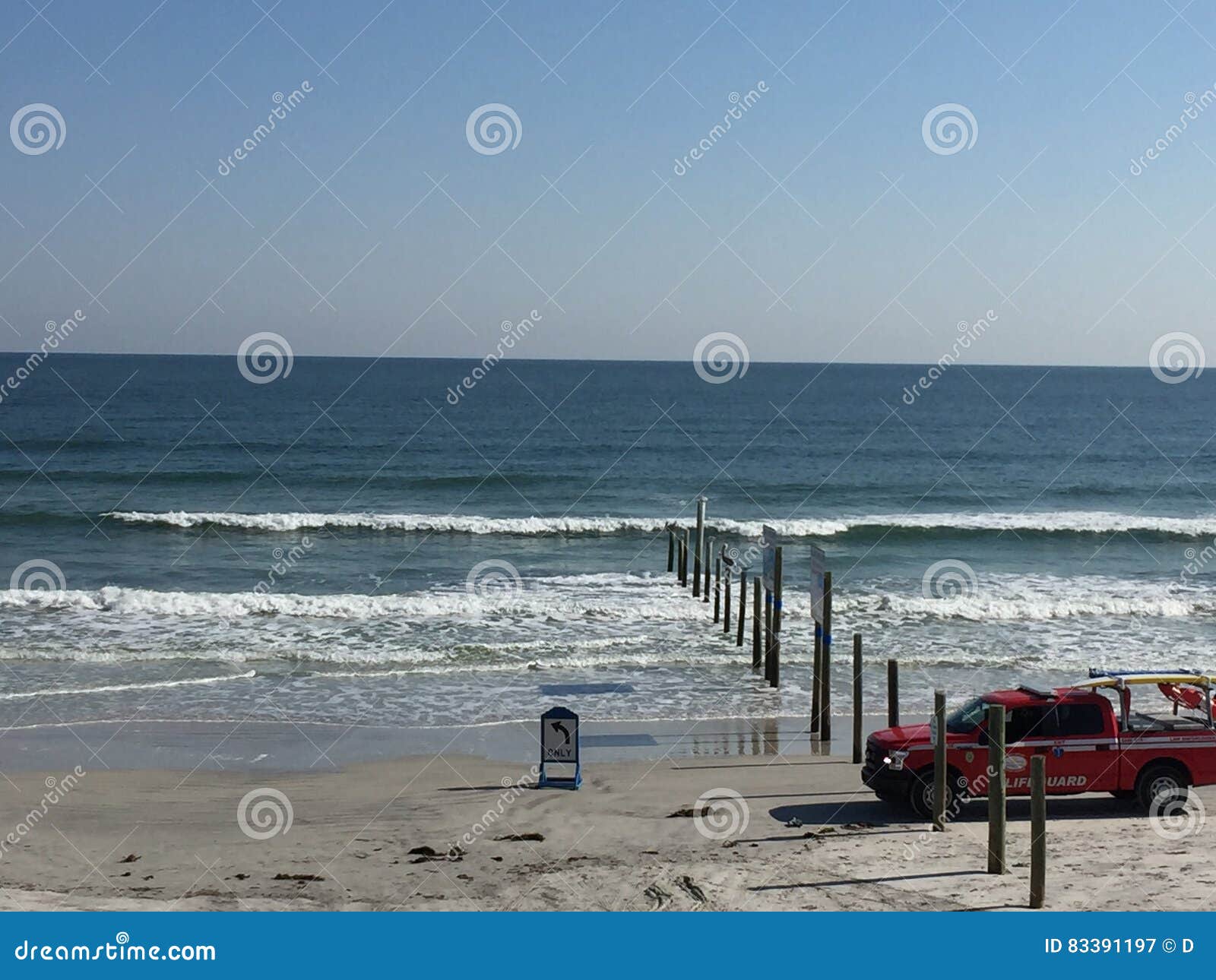 Beach stock image. Image of daytona, beach, ocean, tide 83391197