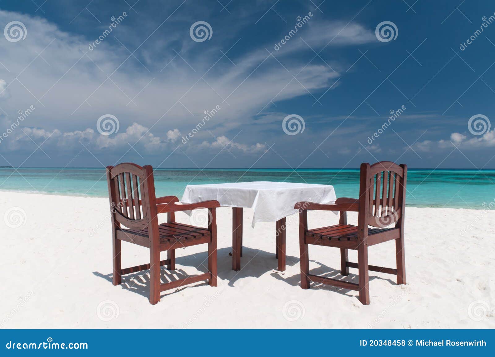 Beach Dinner stock photo. Image of maldives, outside - 20348458