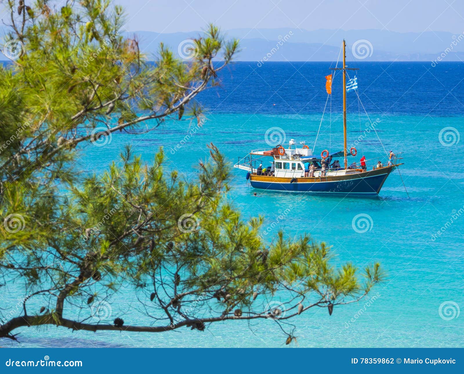 beach on halkidiki, sithonia, greece