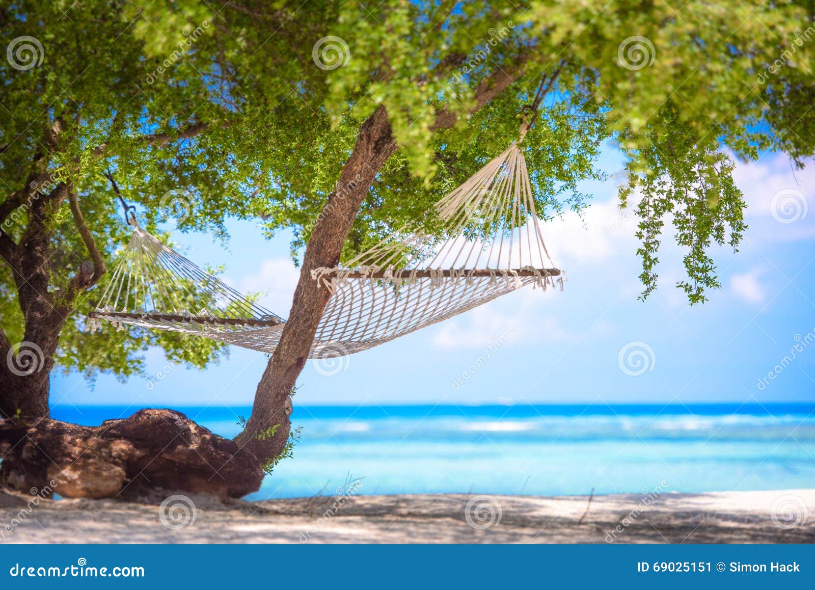 A Beach Hammock in the Gili Islands,bali 3 Stock Image Image of