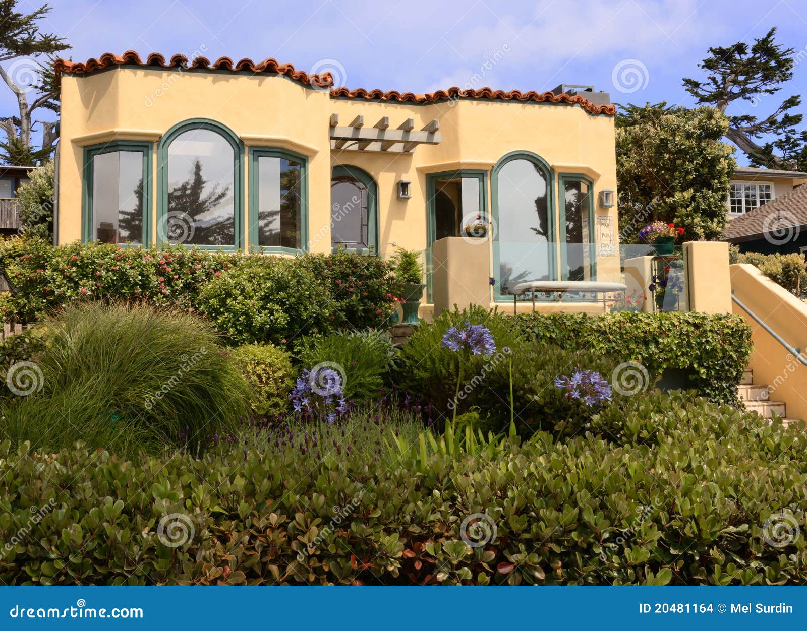 Beach Home Carmel, California Stock Photo Image of drive, carmel