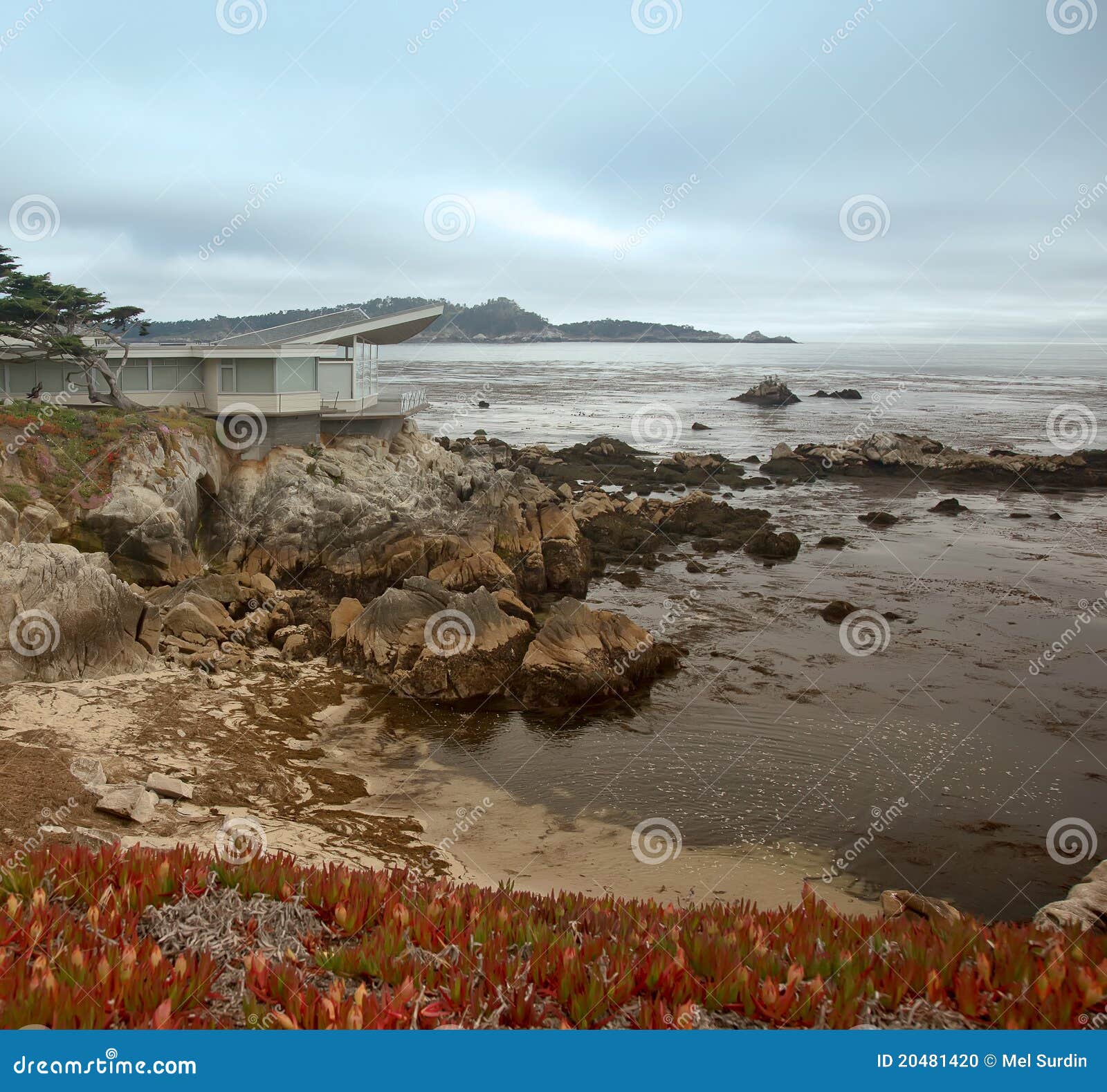Beach Home Carmel, California Stock Photo Image of lush, view 20481420