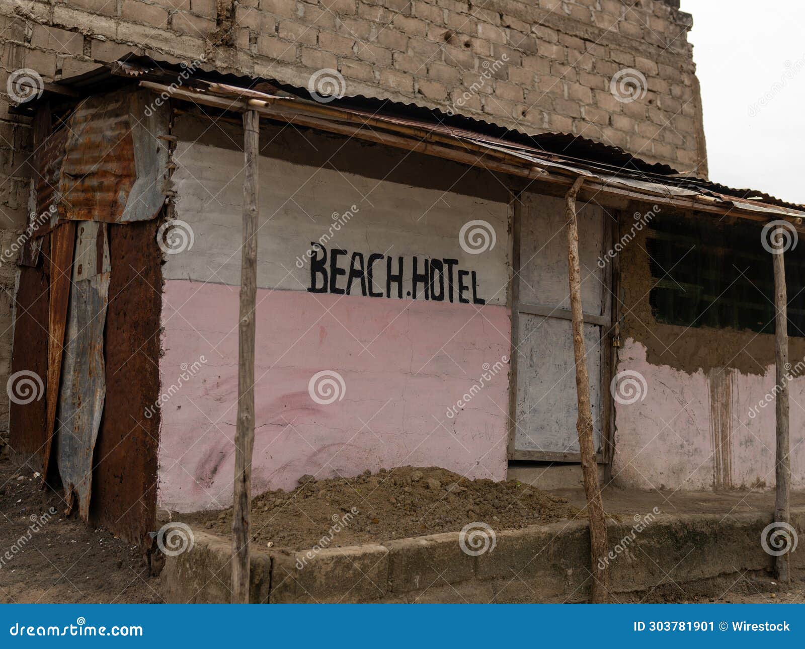 beach hotel in mocimboa da praia in cabo delgado province, mozambique