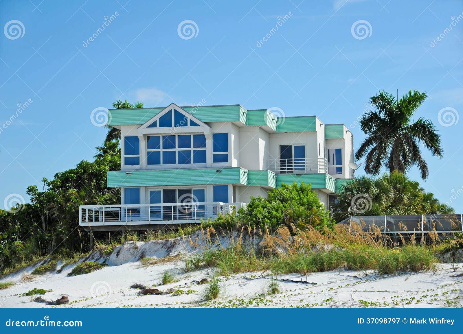 Beach House stock image. Image of coastal, home, residence 37098797