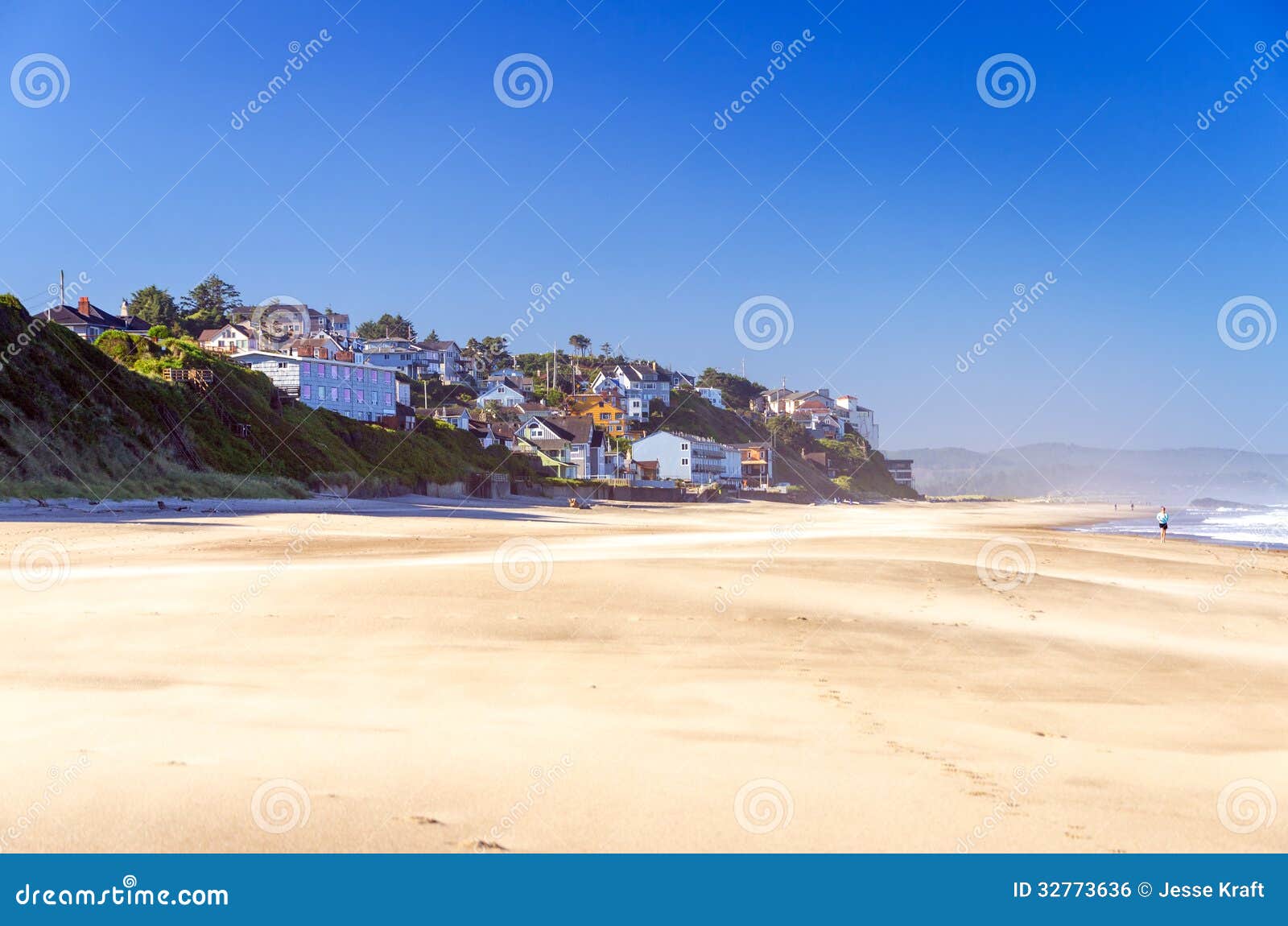 Beach and Houses stock photo. Image of outdoor, beach 32773636