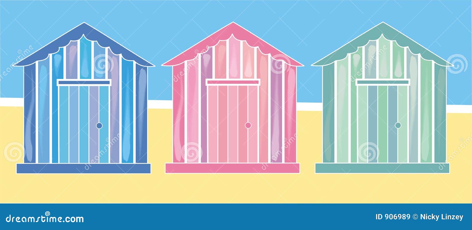 beach huts