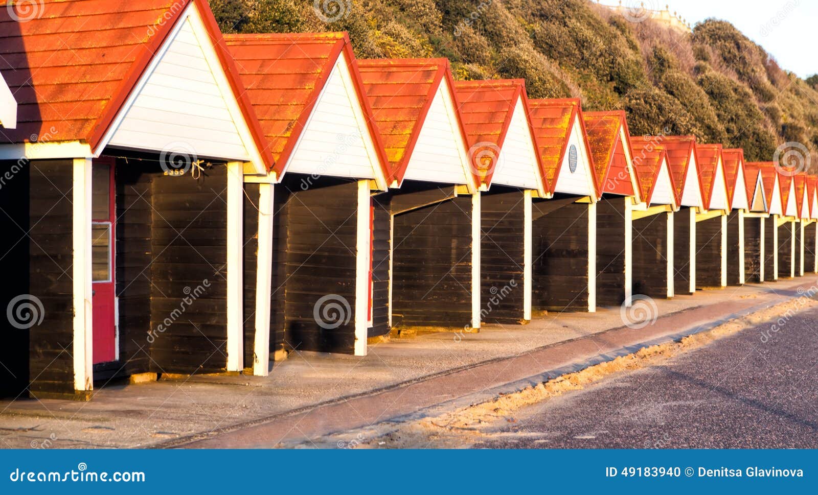 Beach Huts Bournemouth Uk Stock Photo Image Of Tourism Romantic