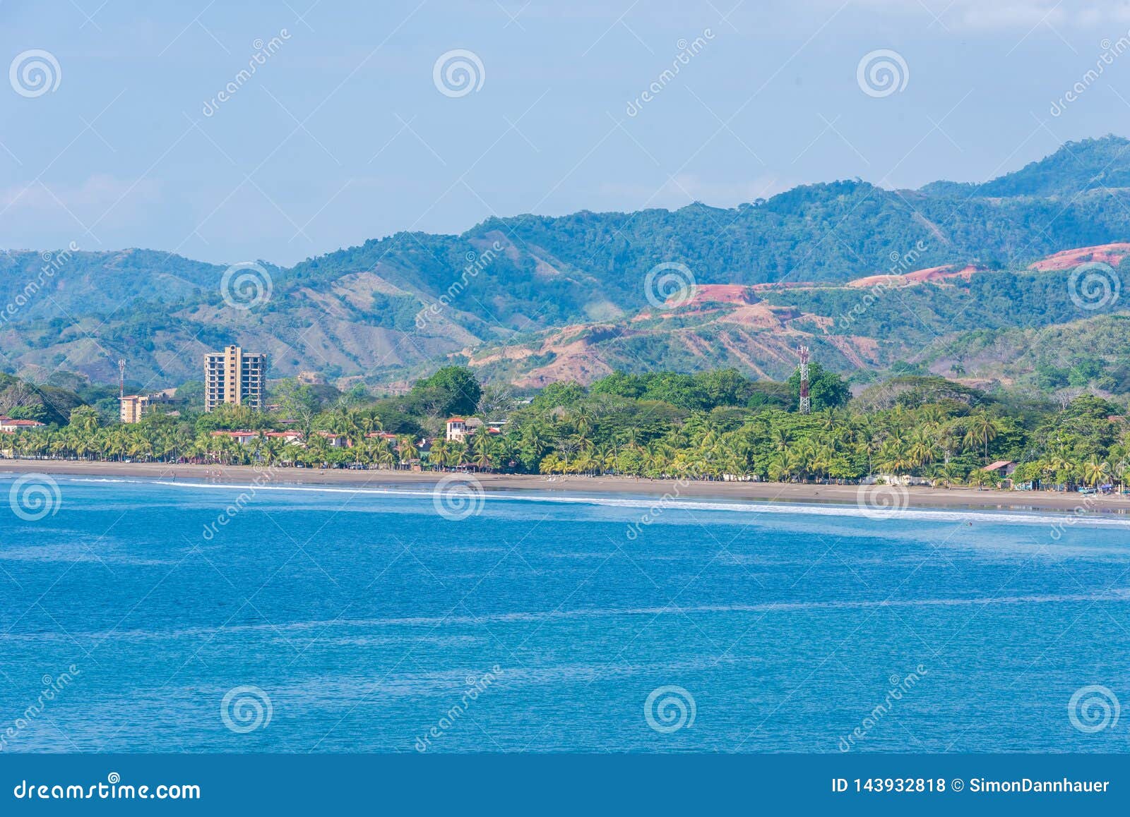 beach jaco - pacific coast of costa rica