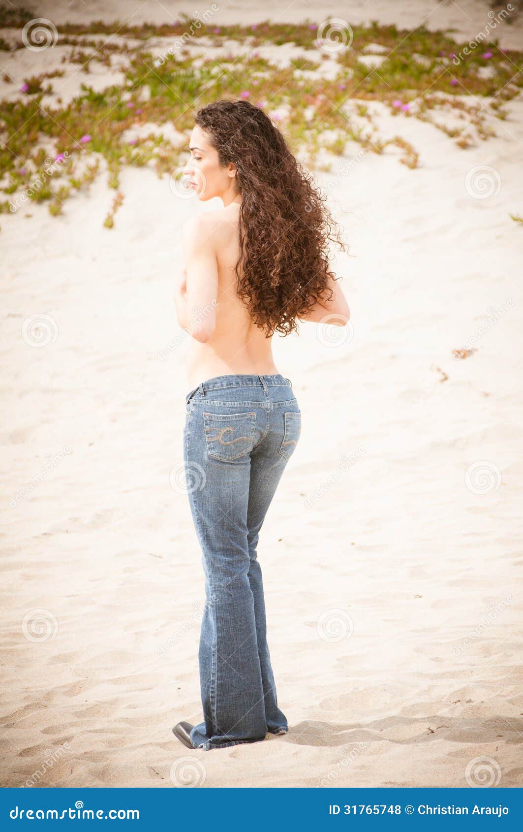 Women Topless In Jeans