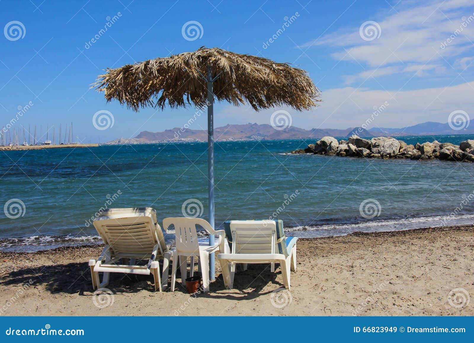 Beach in Kos Island stock image. Image of beach, warm 66823949