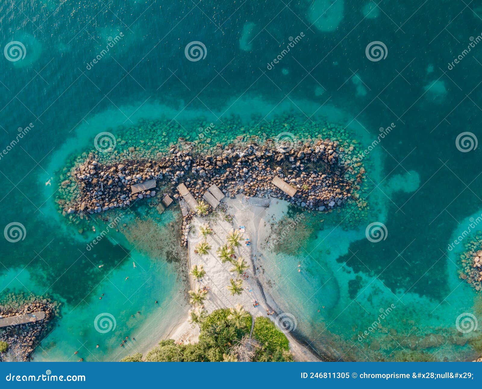 beach in la pointe du bout, les trois-ilets, martinique