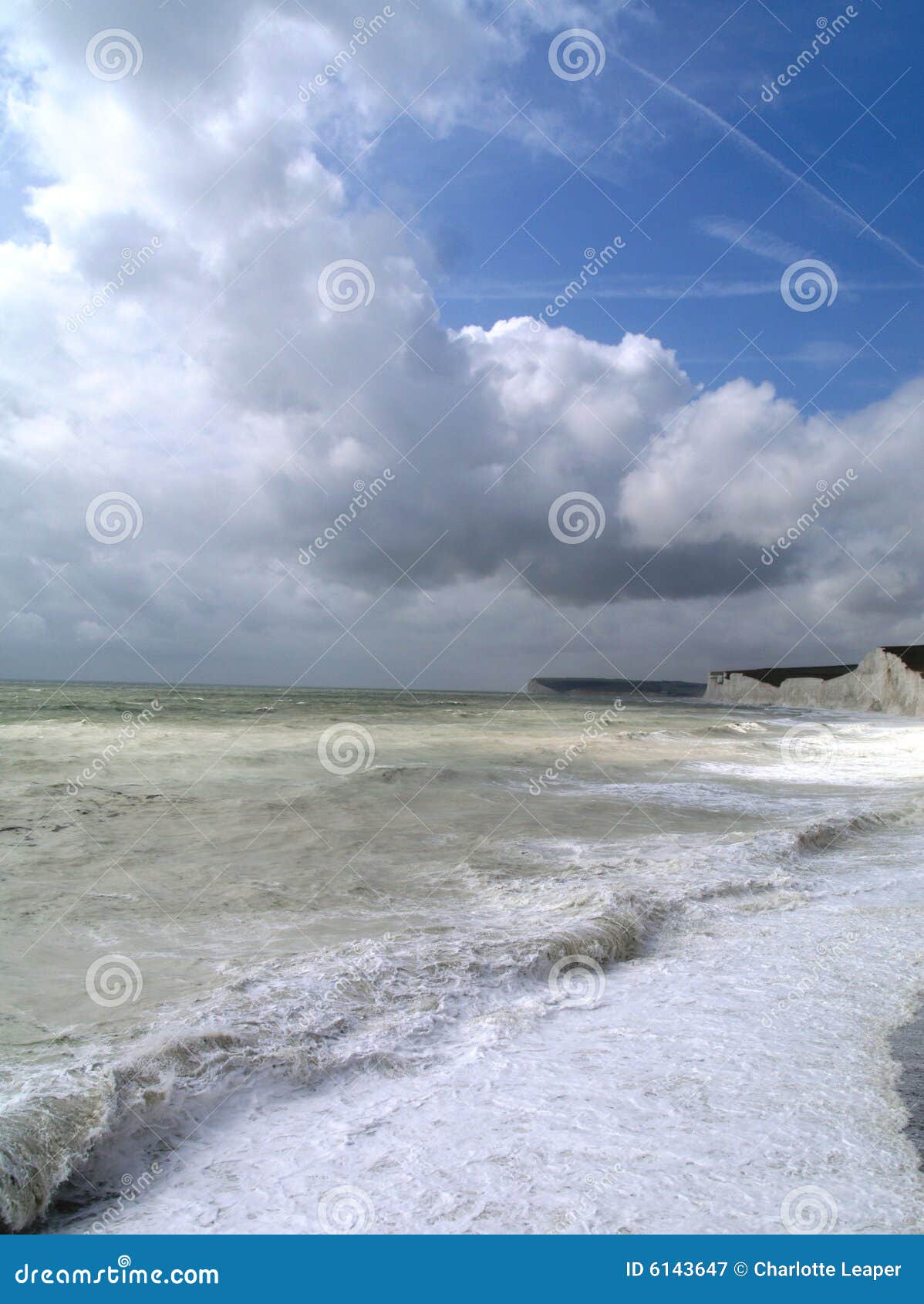 beach landscape, sussex, england
