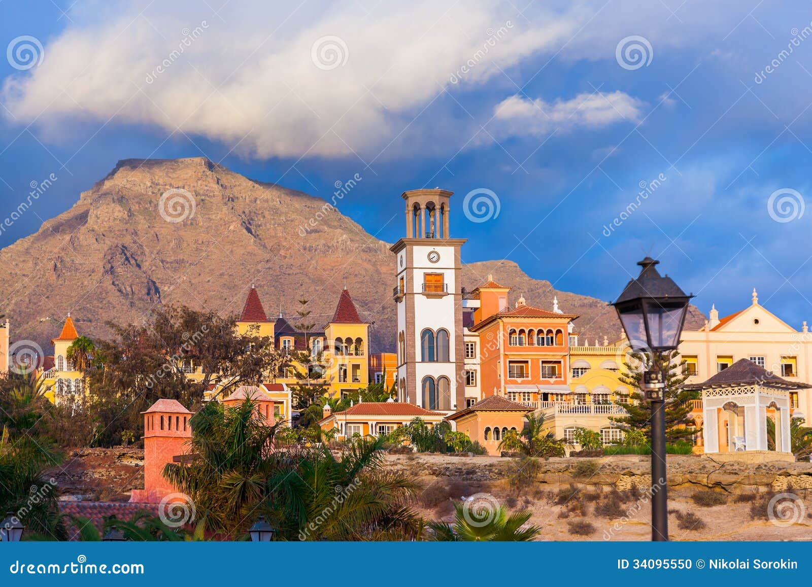 beach las americas in tenerife island - canary