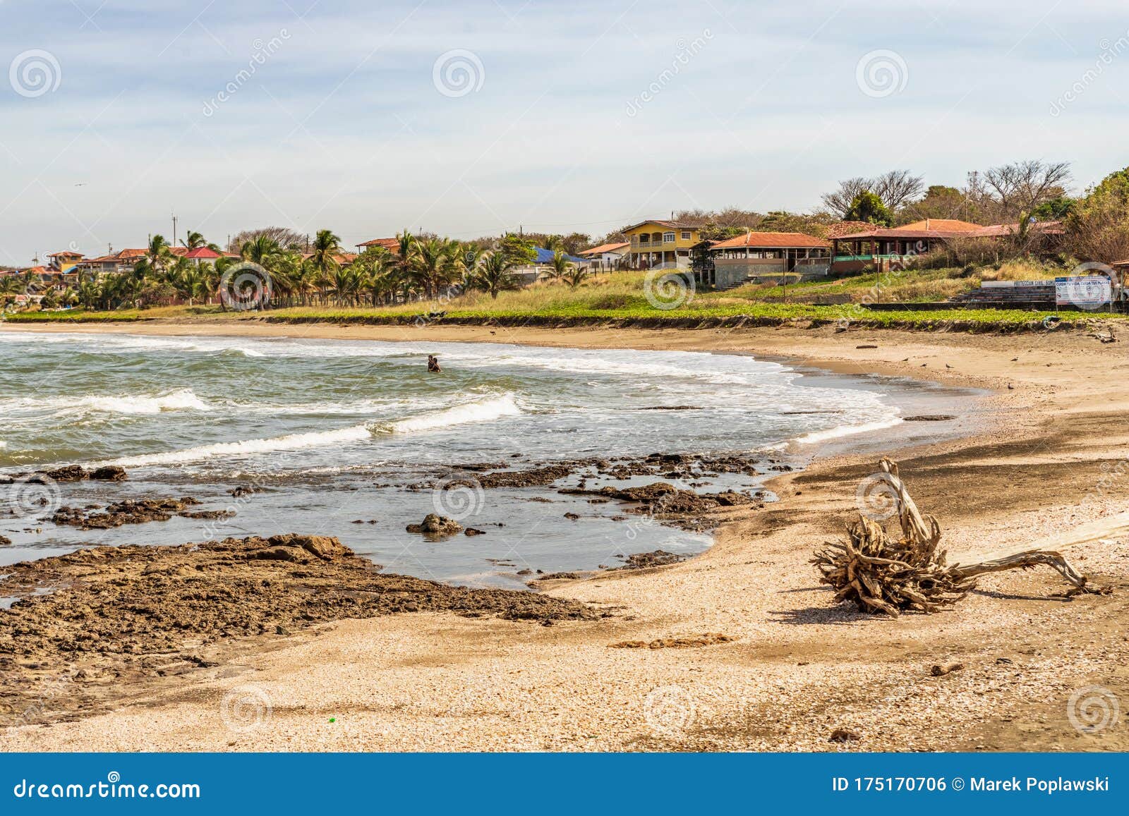 the beach in las tablas in azuero peninsula, panama