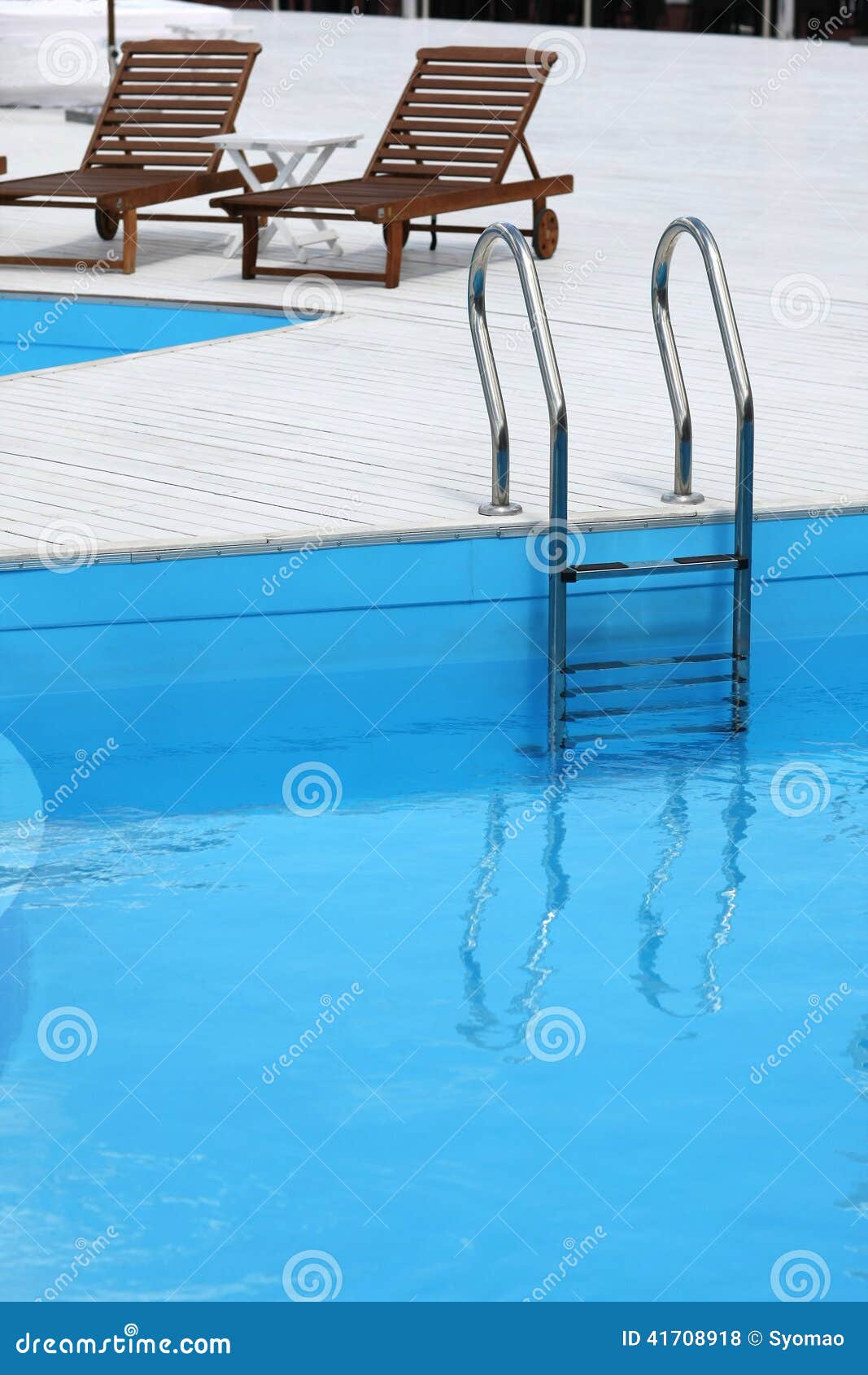 Beach Lounge Chair Near the Pool Stock Photo Image of luxury, leisure 41708918