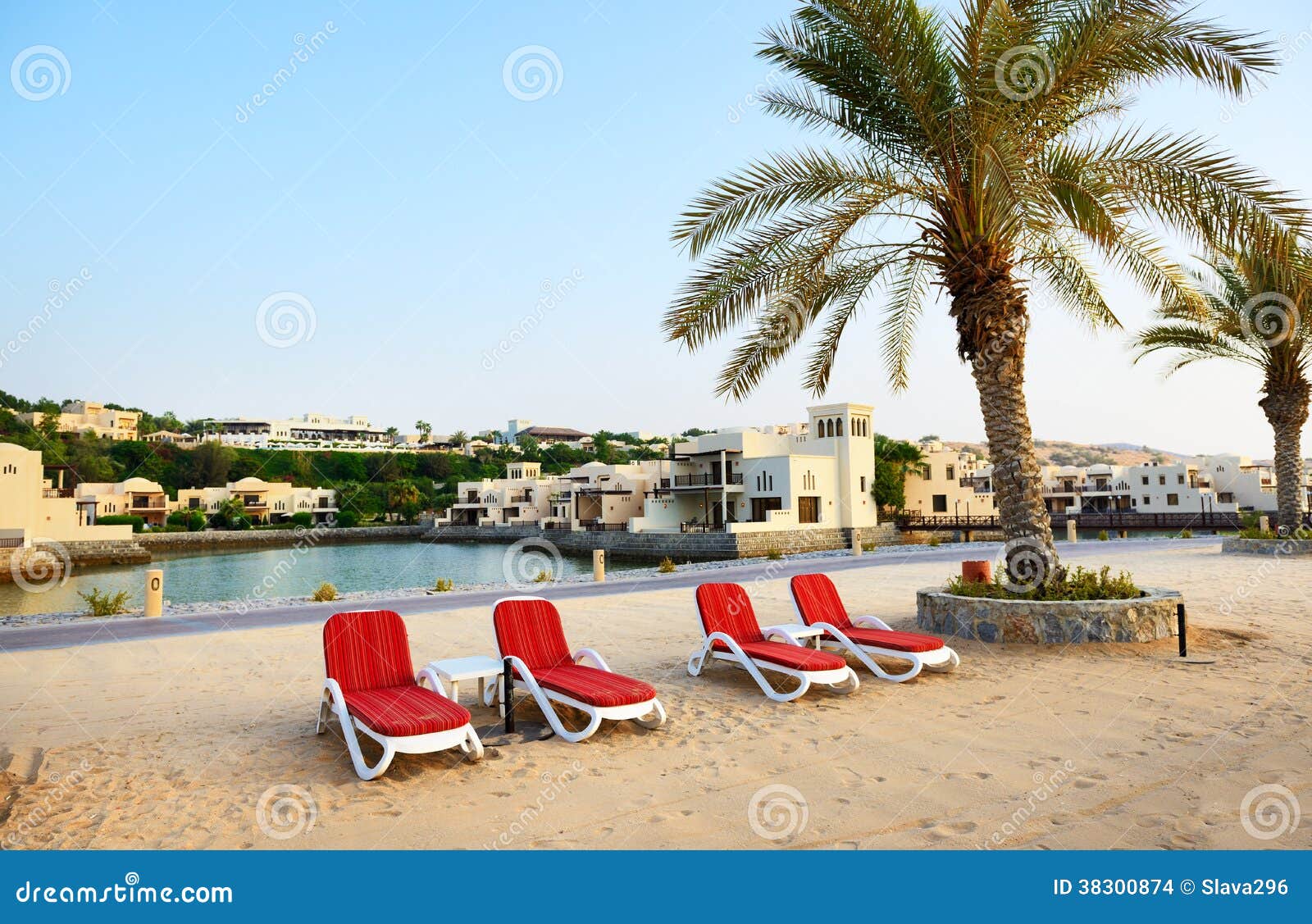 Beach of the Luxury Hotel during Sunset Stock Photo Image of outdoor
