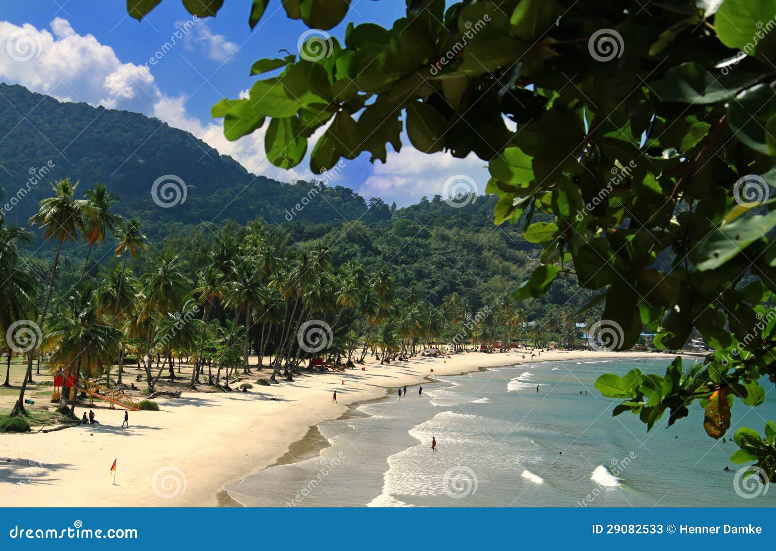 Beach of the Maracas Bay, Trinidad Stock Image Image of paradise
