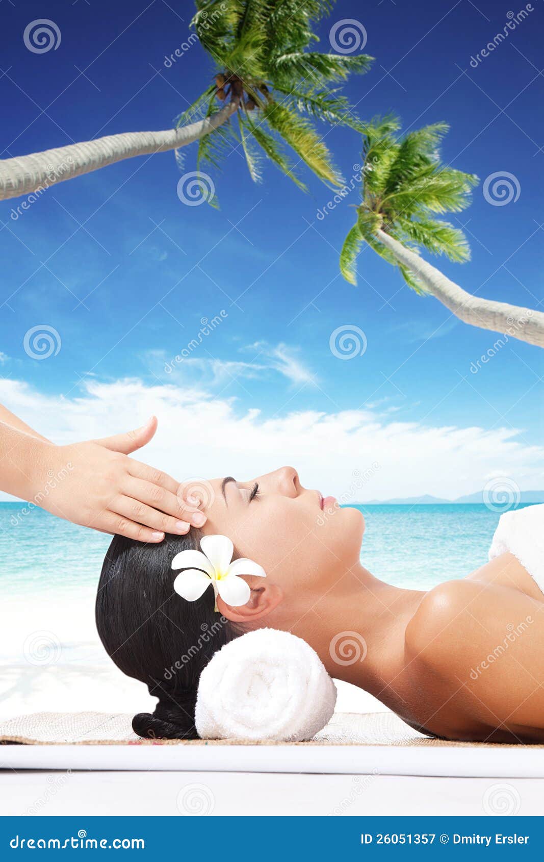 Beach Massage Royalty Free Stock Photography - Image: 26051357