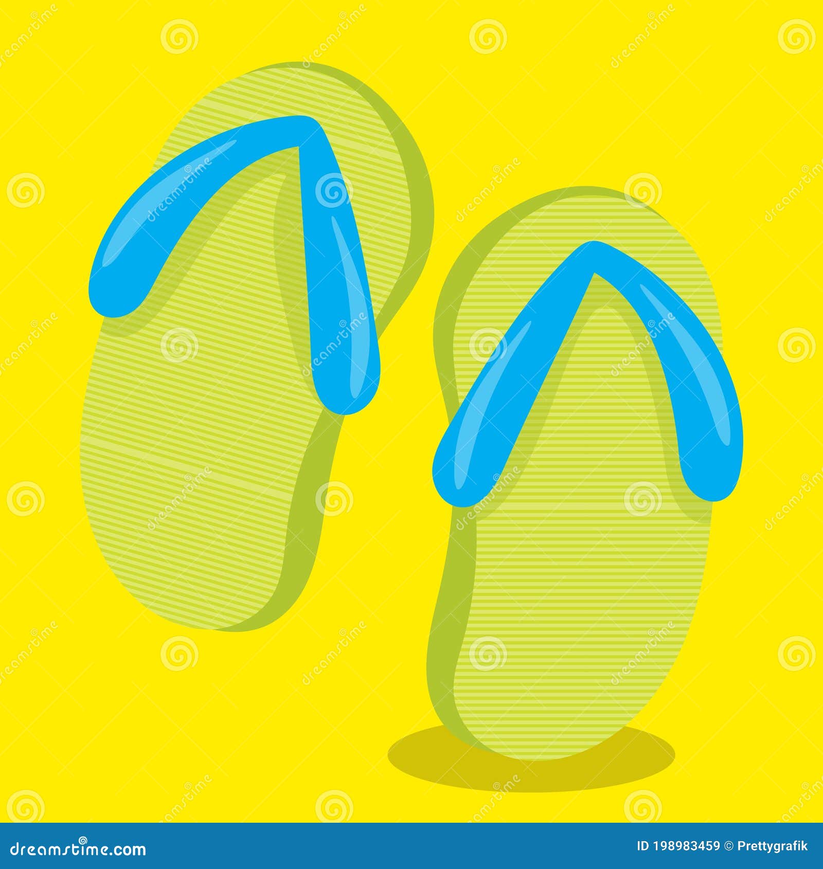 Beach Party Boy Flip Flop 13 Stock Vector - Illustration of flop ...