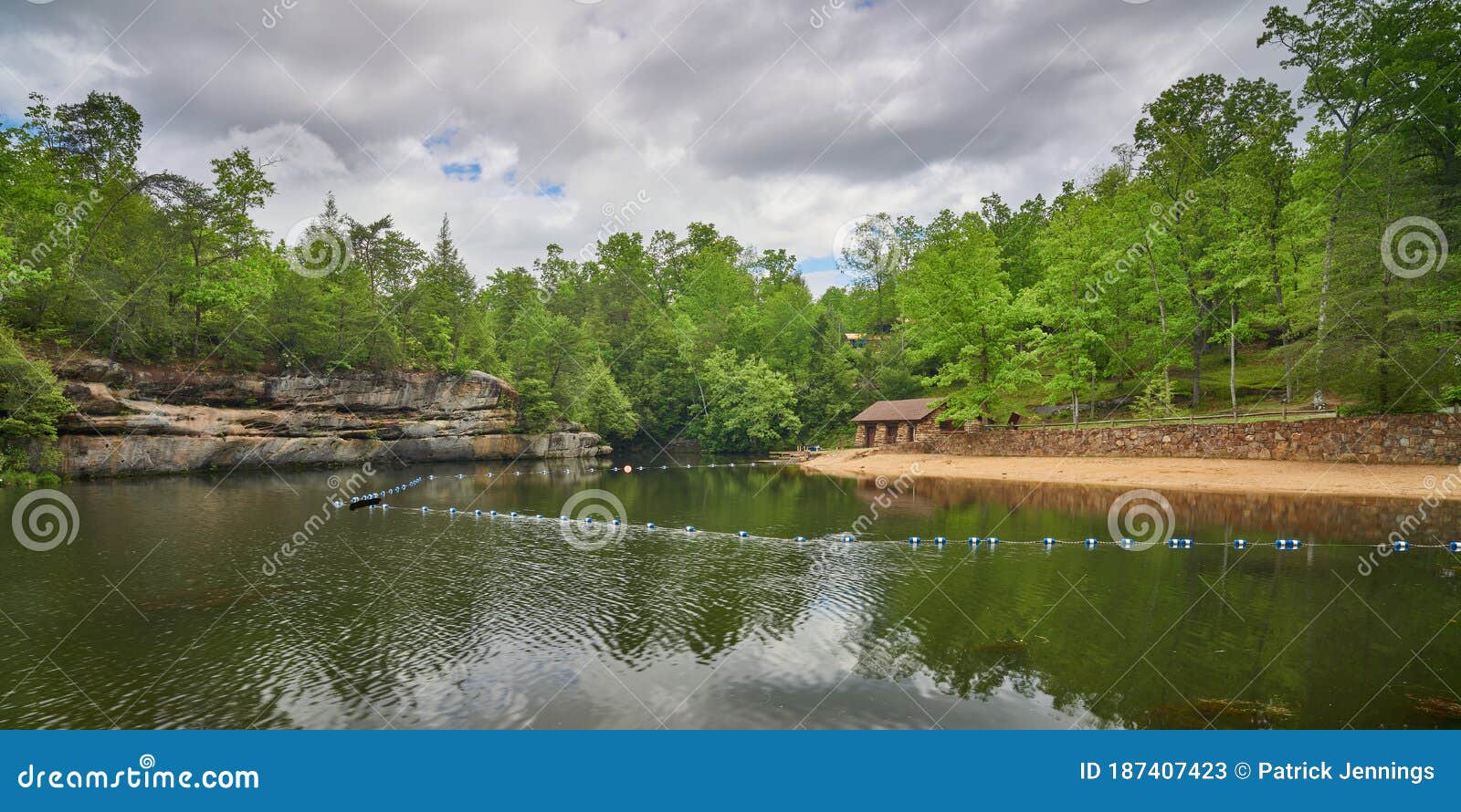 The Beach at Pickett State Park, TN Stock Image Image of attractions
