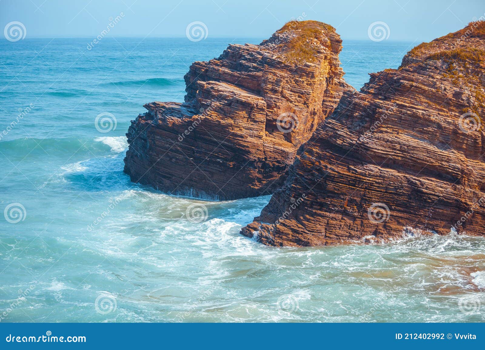 beach playa de augas santas. spain, europe