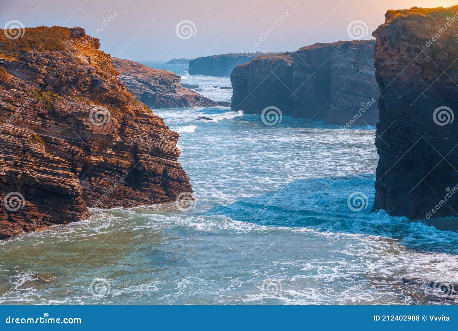 beach playa de augas santas. spain, europe