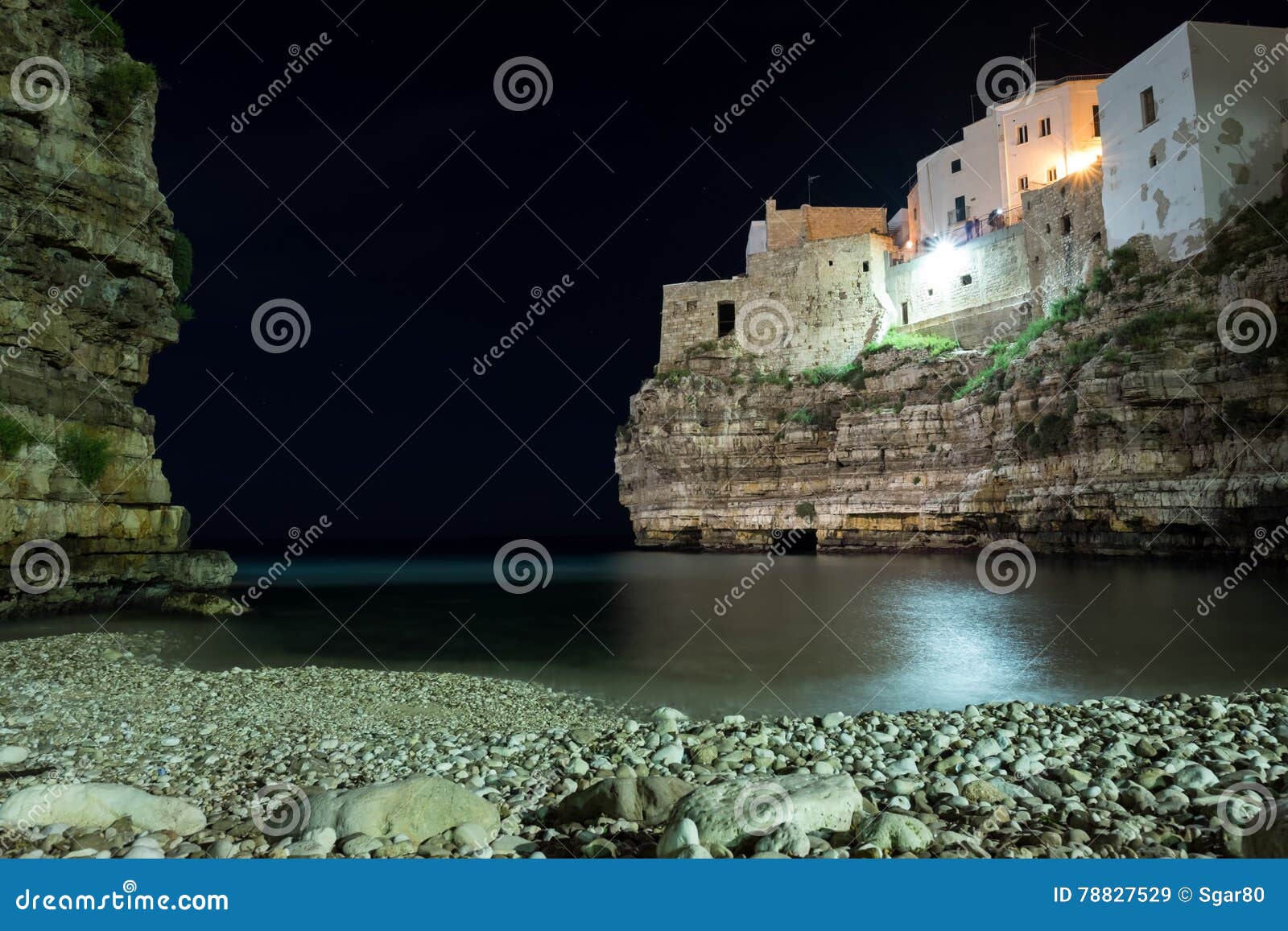 beach polignano a mare - apulia - italy