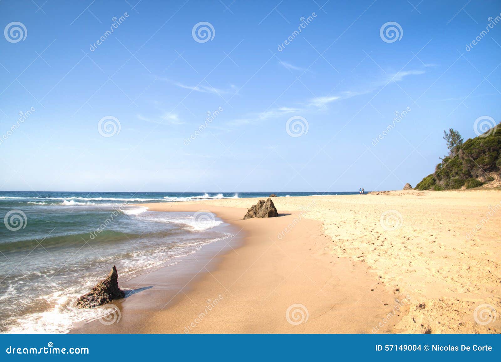 the beach of ponta do ouro