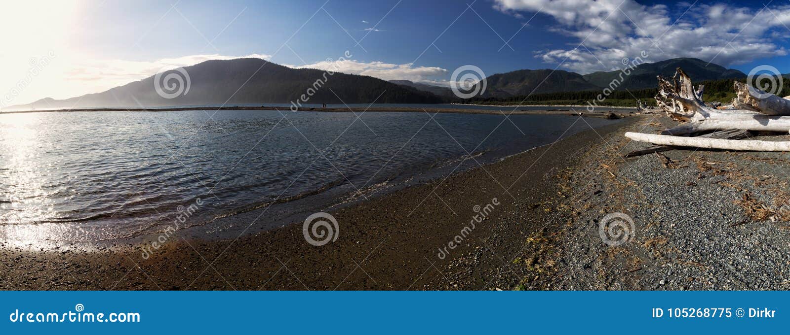 Beach in Port Renfrew stock image. Image of beach, blue - 105268775