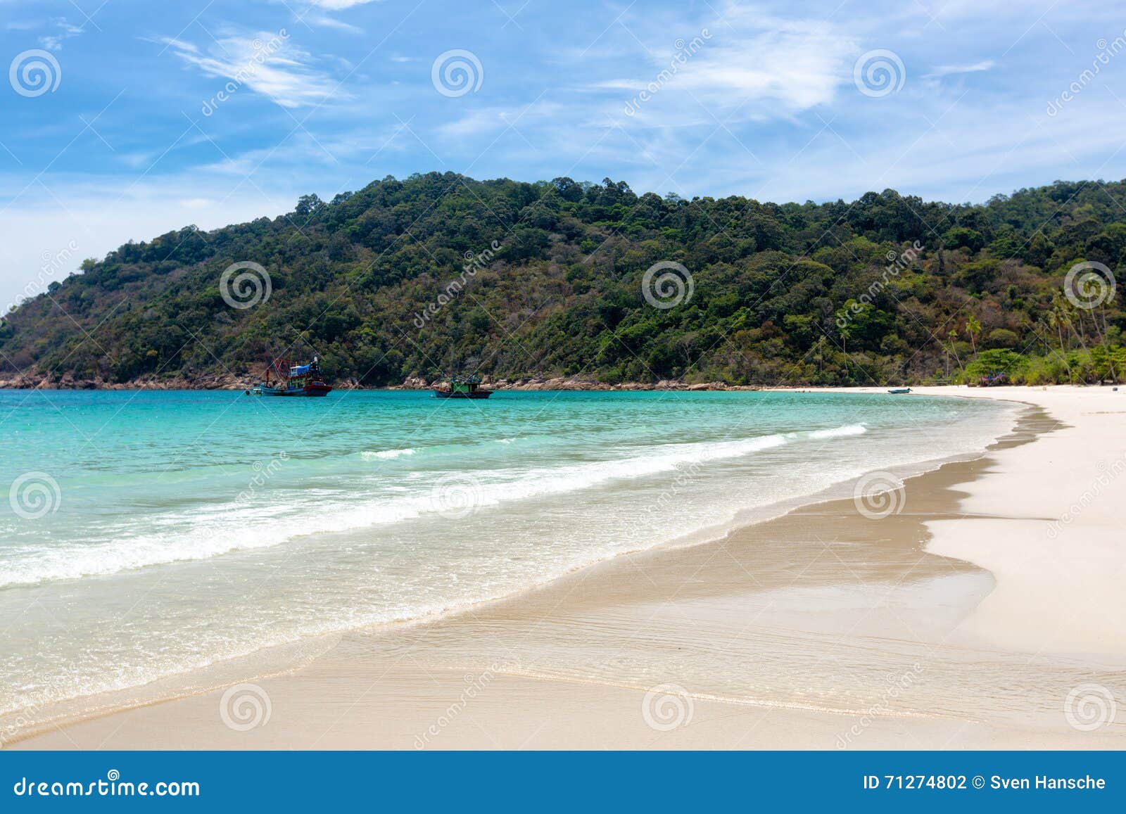 beach on pulau redang island, malaysia