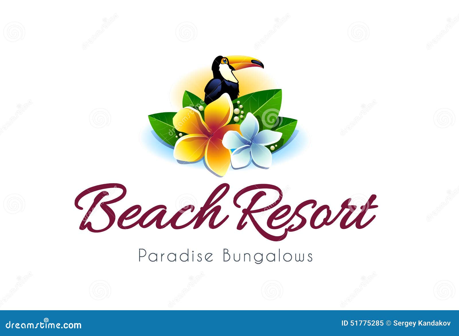 beach resort logo