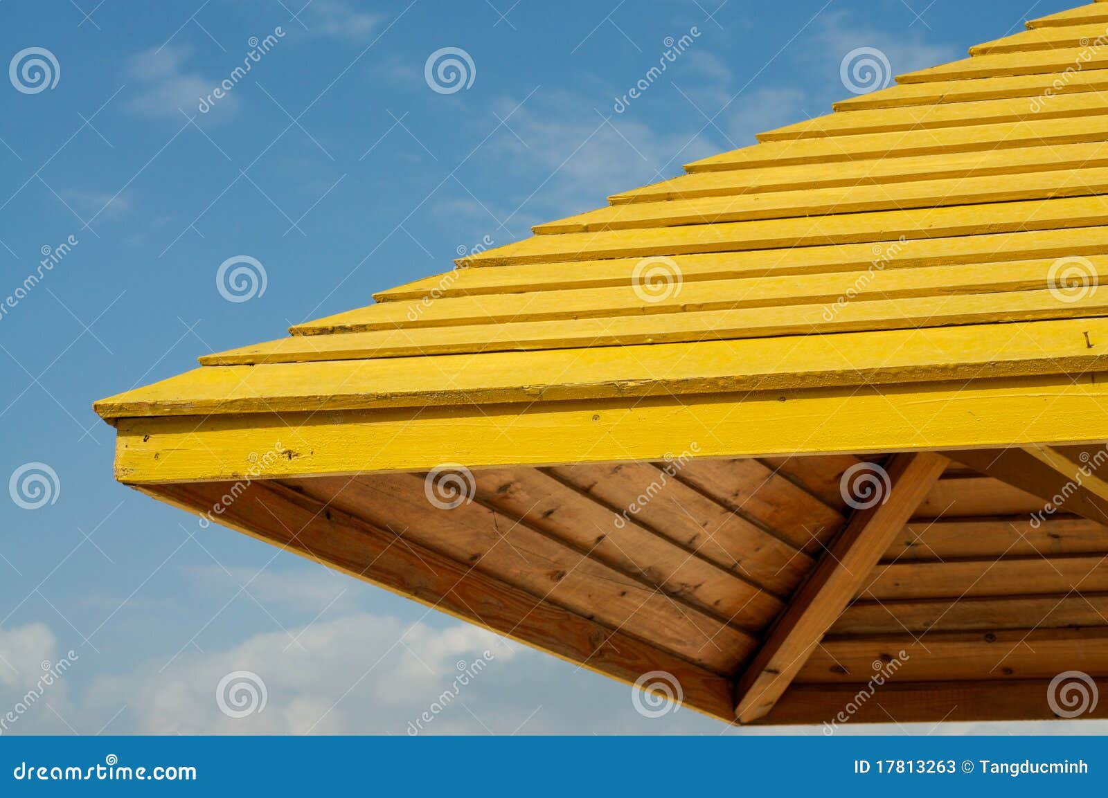 Beach roof stock image. Image of holidays, vacation, travel 17813263