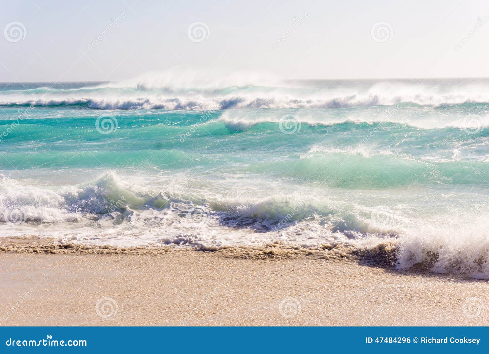 beach rough sea waves