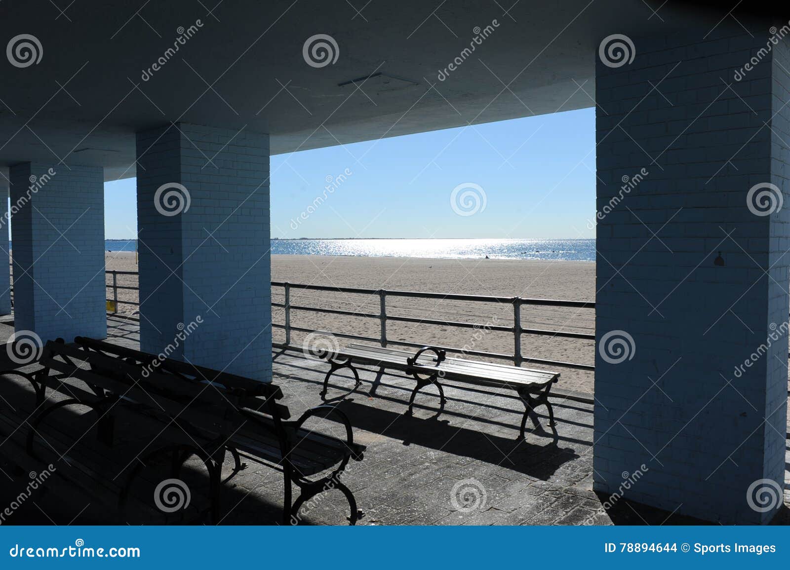 Beach Scene by the Ocean at Coney Island, Editorial Stock Image Image