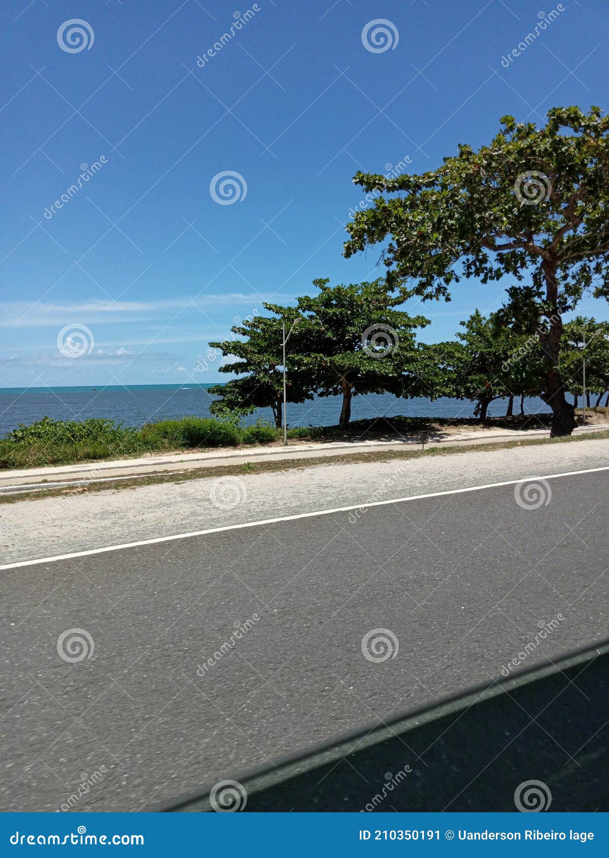 beach sky asfalto orla